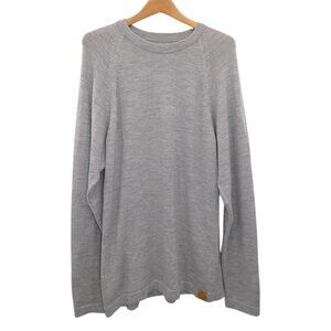 EUC Paka Men’s Gray Alpaca Wool Sweater XL Sustainable Ethical Handmade Peru